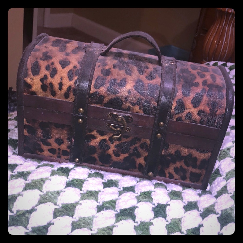 Cheetah print box